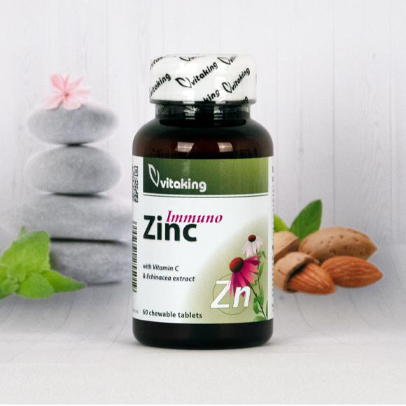 Vitaking Cink rágótabletta 60 szem