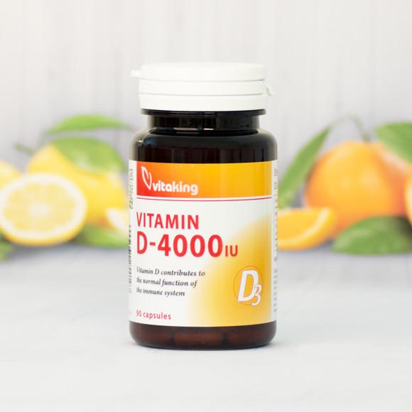 Vitaking  D3-vitamin 4000NE 90 szem