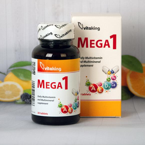 Vitaking Mega1 multivitamin 30 tab