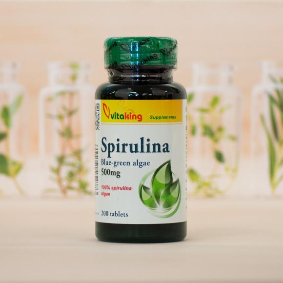 Vitaking Spirulina alga 200 tab