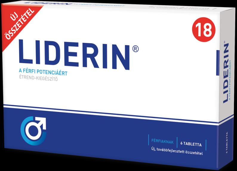 Walmark Liderin tabletta a férfi potenciáért 6 szem