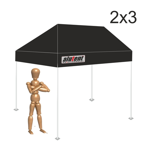 2x3 Fekete tetőponyva