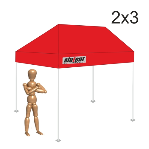 2x3 Piros tetőponyva