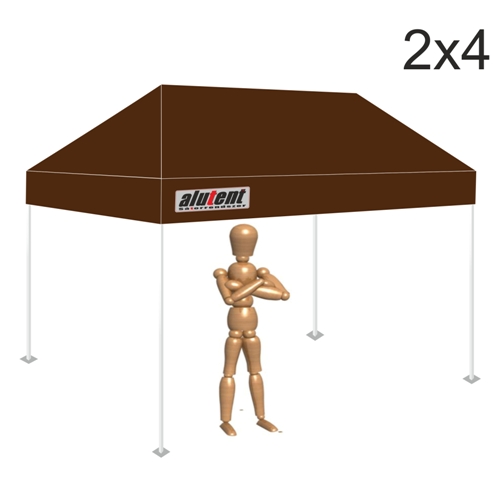 2x4 Barna tetőponyva