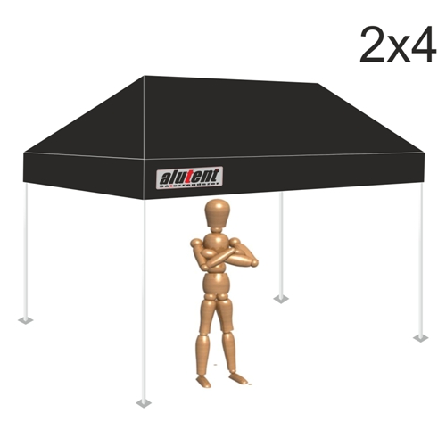 2x4 Fekete tetőponyva