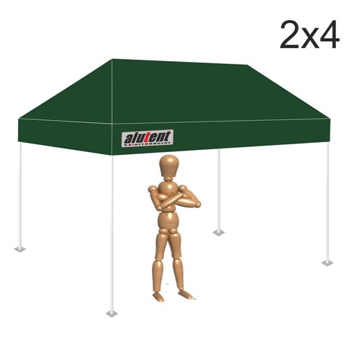 2x4 Sötétzöld (katonai) tetőponyva