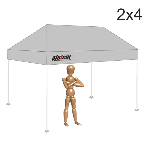 2x4 Szürke tetőponyva