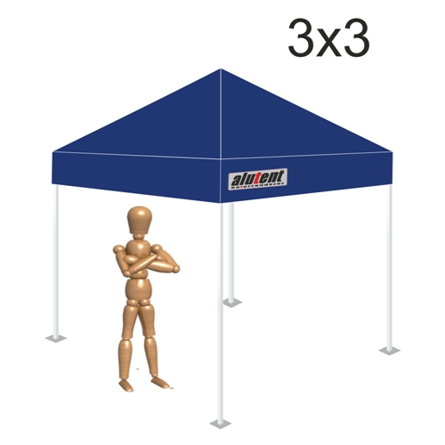 3x3 Sötétkék tetőponyva