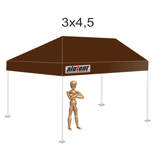 3x4,5 Barna tetőponyva