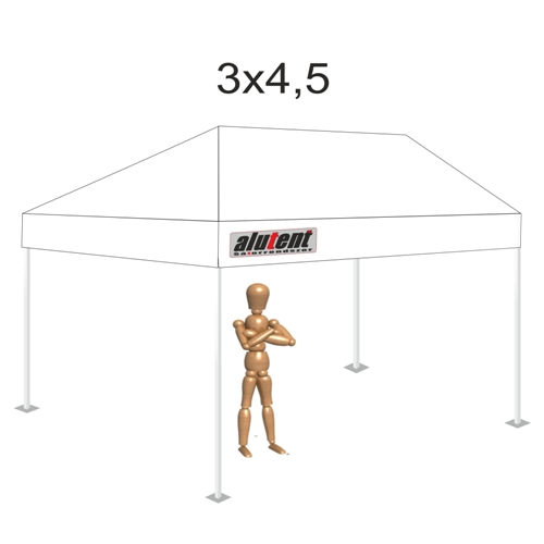 3x4,5 Fehér tetőponyva