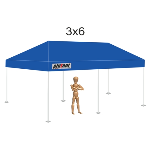 3x6 Világoskék tetőponyva