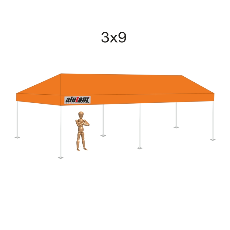 3x9 Narancssárga tetőponyva