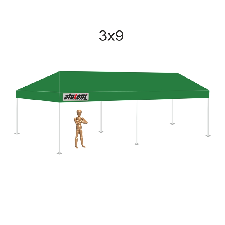 3x9 Világoszöld tetőponyva