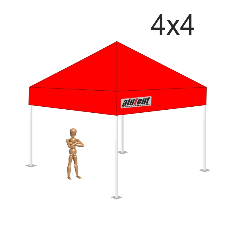 4x4 Piros tetőponyva