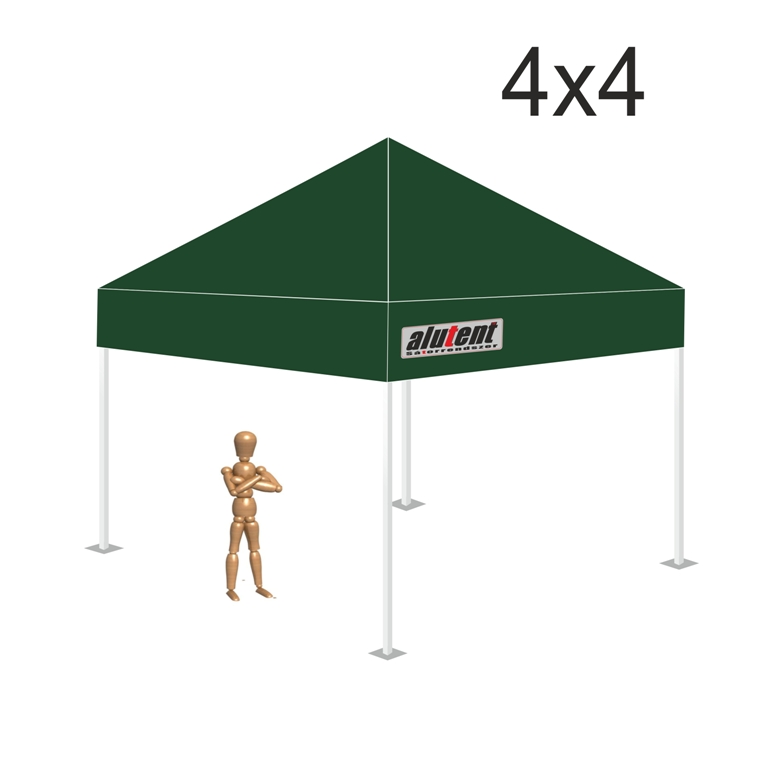 4x4 Sötétzöld (katonai) tetőponyva