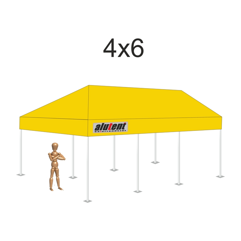 4x6 Napsárga tetőponyva