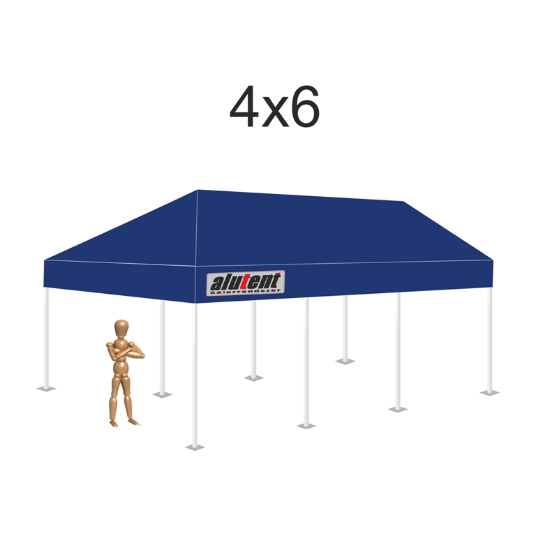 4x6 Sötétkék tetőponyva