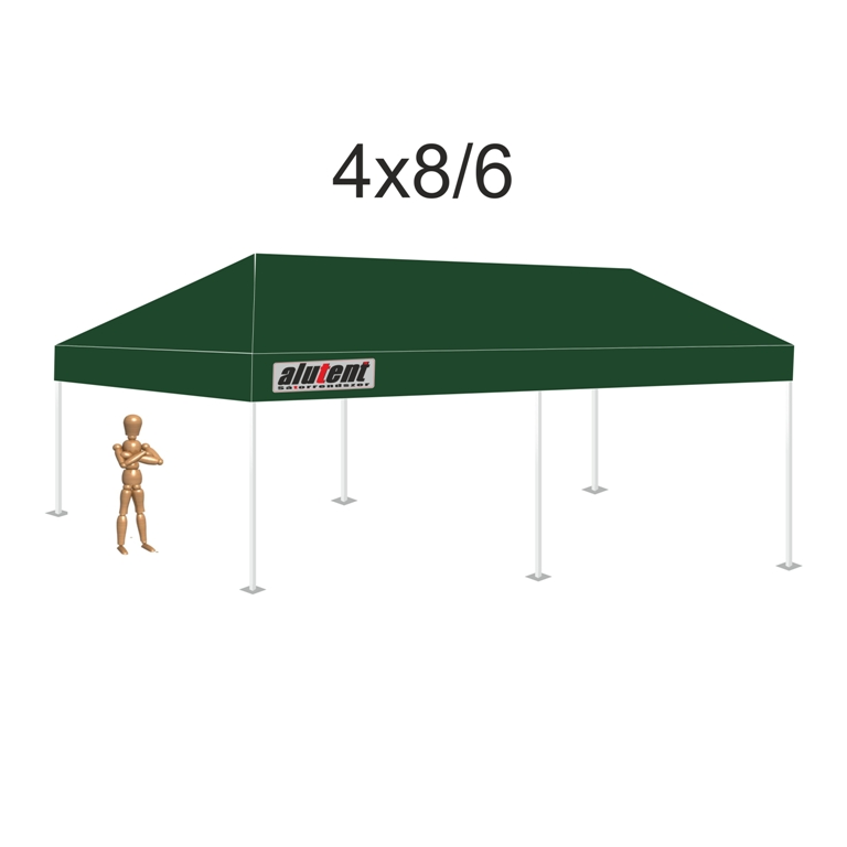 4x8 Sötétzöld (katonai) tetőponyva