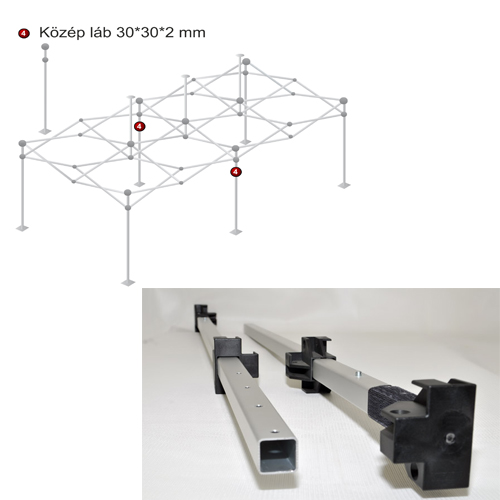 Felső középláb 150cm (normál)