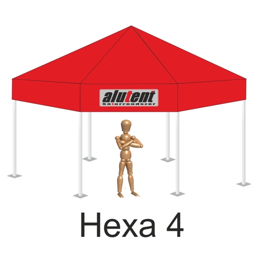 Hexa4 Piros tetőponyva
