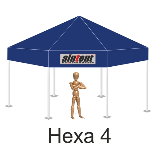 Hexa4 Sötétkék tetőponyva