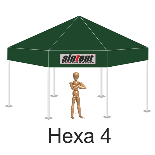 Hexa4 Sötétzöld (katonai) tetőponyva