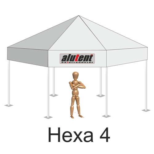 Hexa4 Szürke tetőponyva