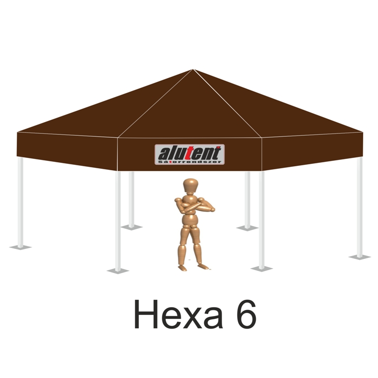 Hexa6 Barna tetőponyva