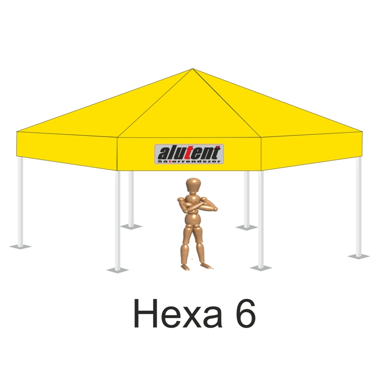 Hexa6 Citromsárga tetőponyva