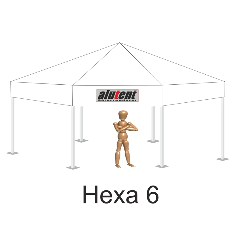 Hexa6 Fehér tetőponyva