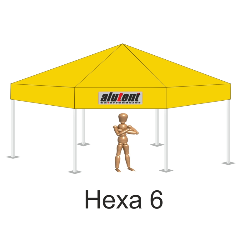 Hexa6 Napsárga tetőponyva