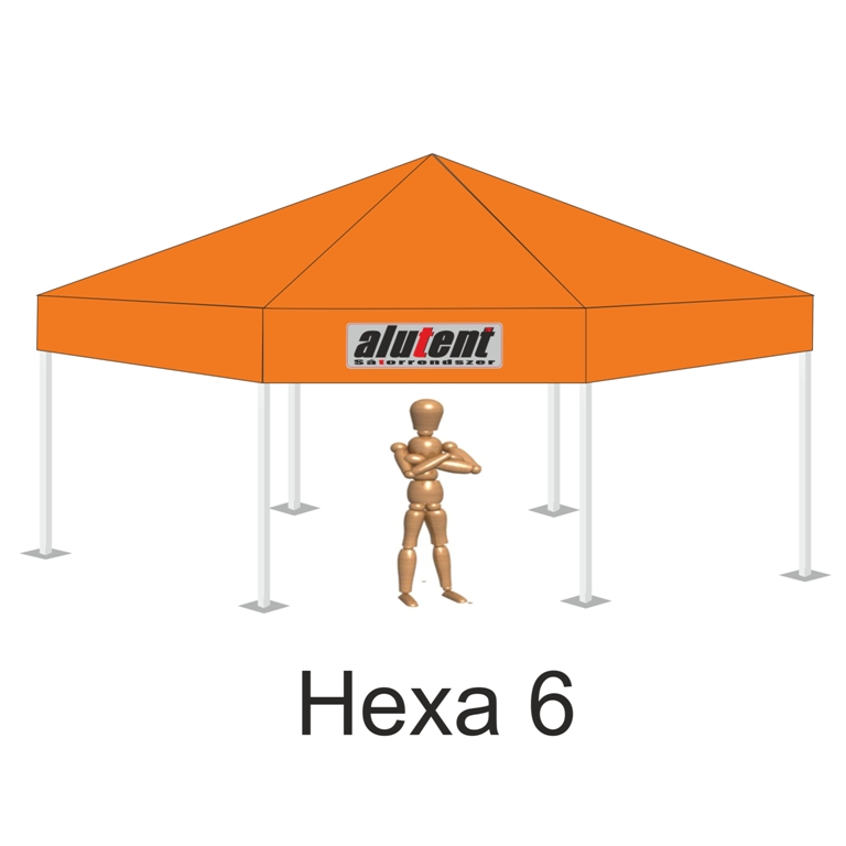 Hexa6 Narancssárga tetőponyva