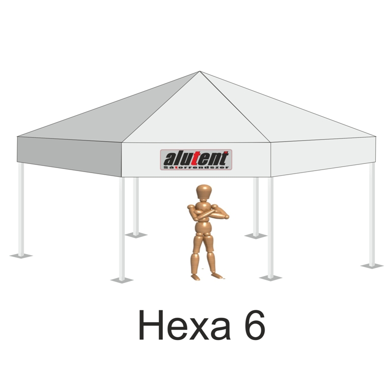 Hexa6 Szürke tetőponyva