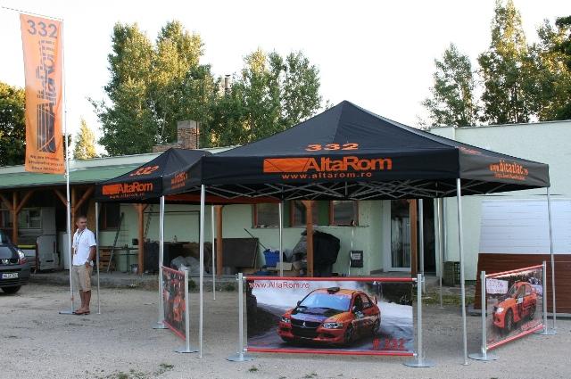 Mobil kordon ( 2 talp+2 Rúd) Ponyva nélkül