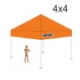 4x4 Narancssárga tetőponyva