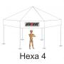 Hexa4 Fehér tetőponyva