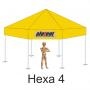 Hexa4 Napsárga tetőponyva