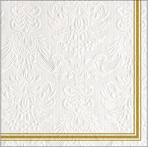 Szalvéta Elegance White 25x25 cm