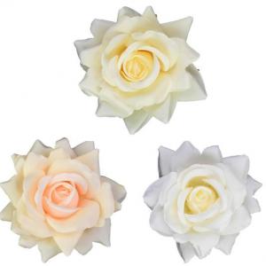 Selyemvirág rózsafej 11,5 cm 3 szín