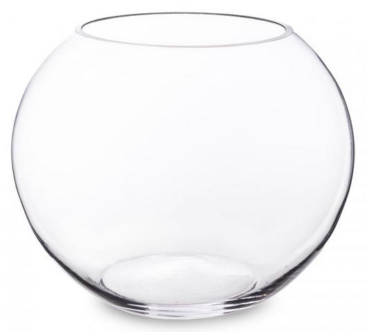 Váza üveg gömb Ø17 cm