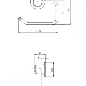 ANDEX WC-PAPÍRTARTÓ