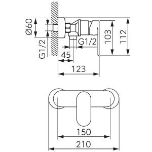 TALASSA ZUHANY CSAPTELEP ZUHANYSZETT NÉLKÜL