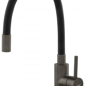 Zumba Gun Metál csaptelep flexibilis kifolyócsővel