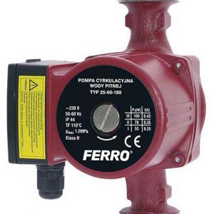 Ferro 25-60 180 Keringetőszivattyú ivóvízre