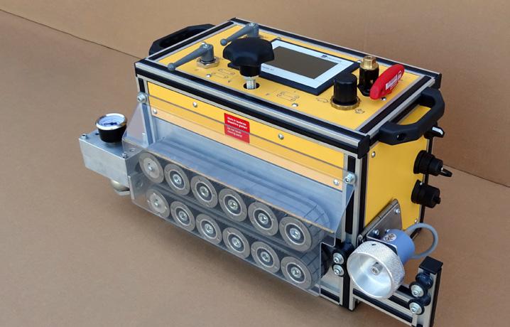 MAXICAT C3 minikábel befújó befújási paraméterek rögzítésével