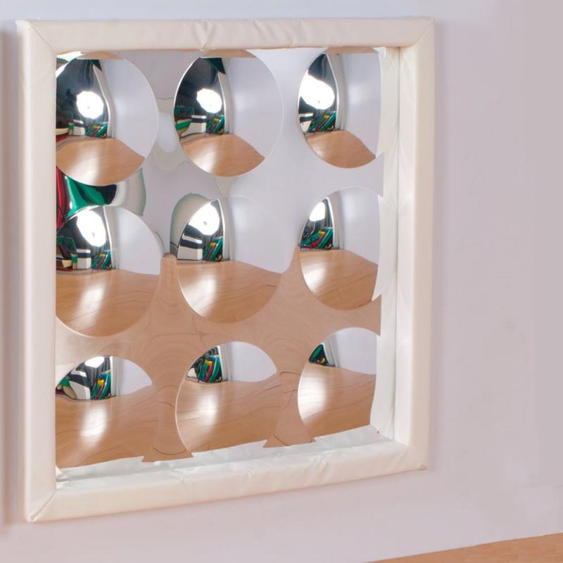 9 buborékos, szenzoros domború tükör puha kerettel