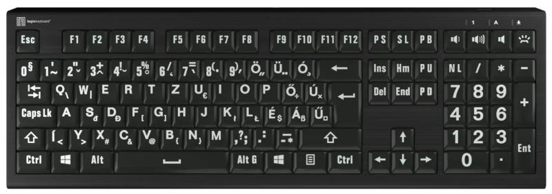 ASTRA2 nagy gombos magyar billentyűzet