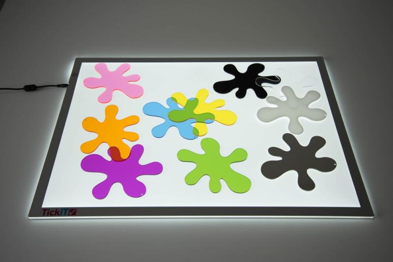 Átlátszó színes festékfoltok (10 db/szett)