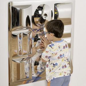 9 buborékos homorú-domború szenzoros tükör