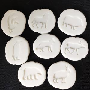 Agyagbélyegzők - Sarkvidéki állatok és lábnyomaik